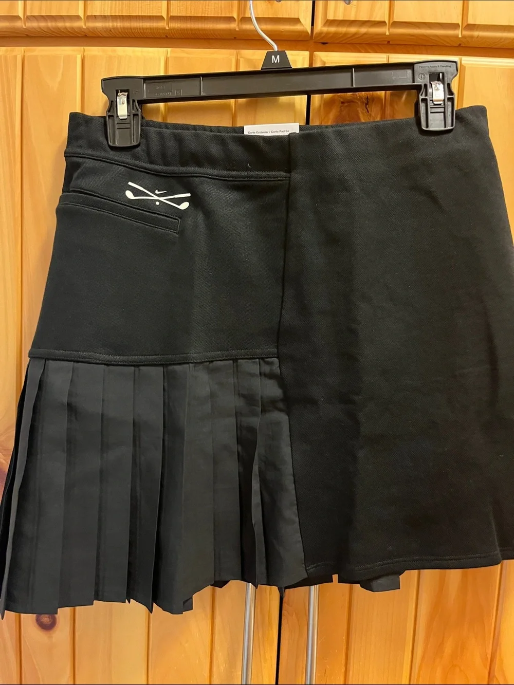 Nike Black Pleated Skater Tennis Skirt